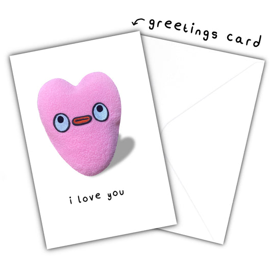 4. i love you greetings card