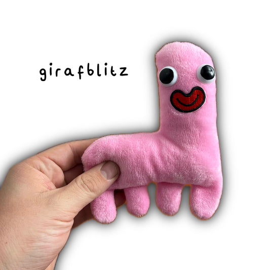 Girafitz Big Eyes Plush pink