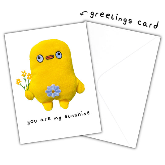 4. you are my sunshine greetings card