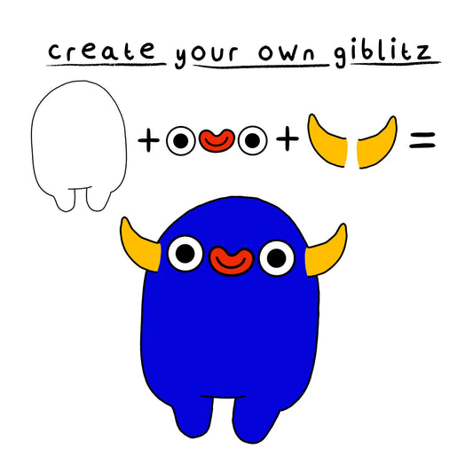 create your own giblitz plush