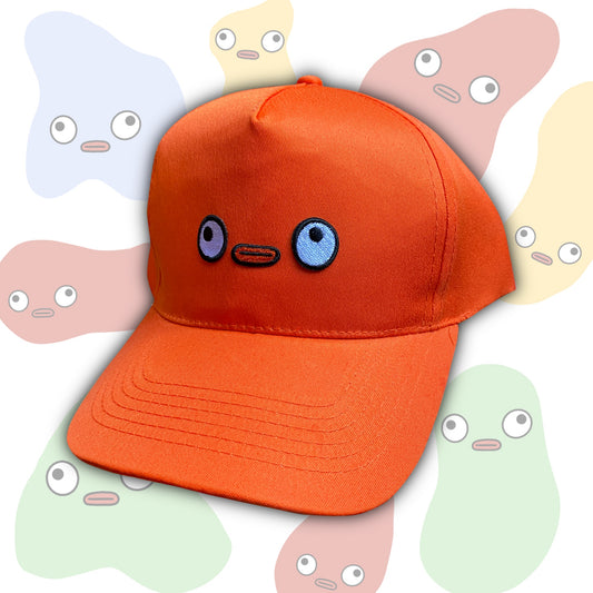 Orange Giblitz Face Baseball Cap